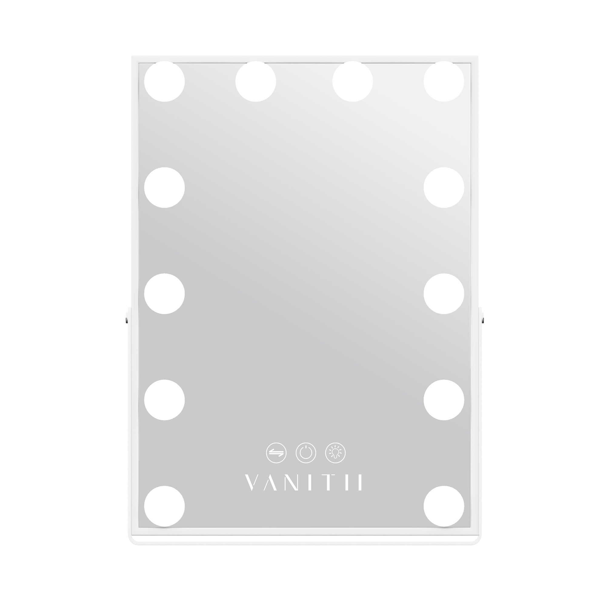 VANITII 12 Bulbs Touch Control Lighted Vanity Mirror