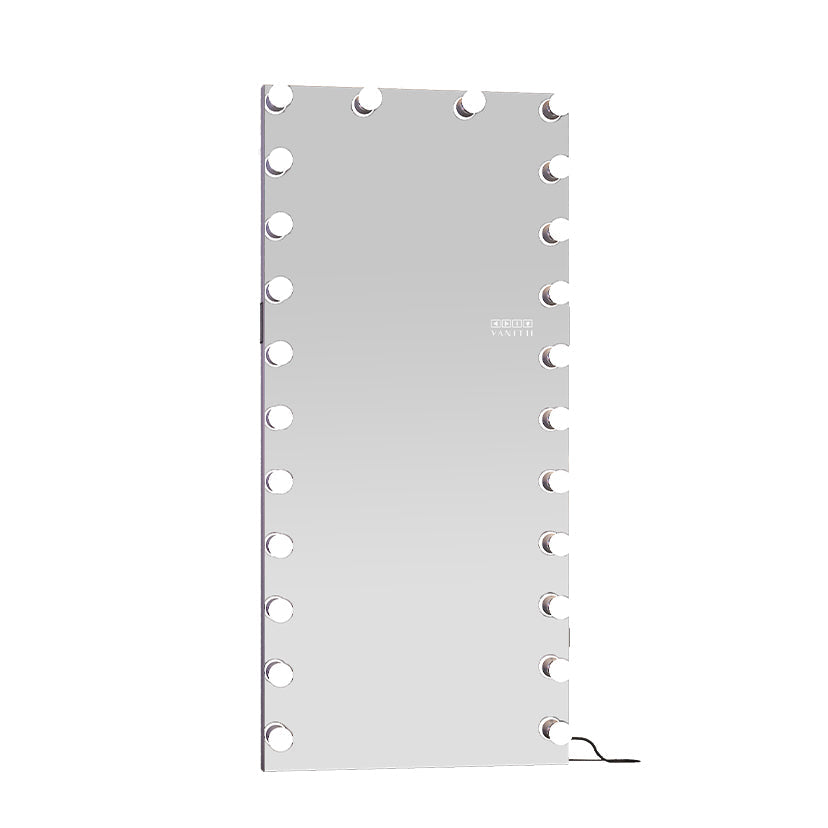 VANITII Marilyn Hollywood Vanity Mirror - Full Length Wall Mountable Vanity Mirror with 24 Dimmable LED Bulbs vanitii