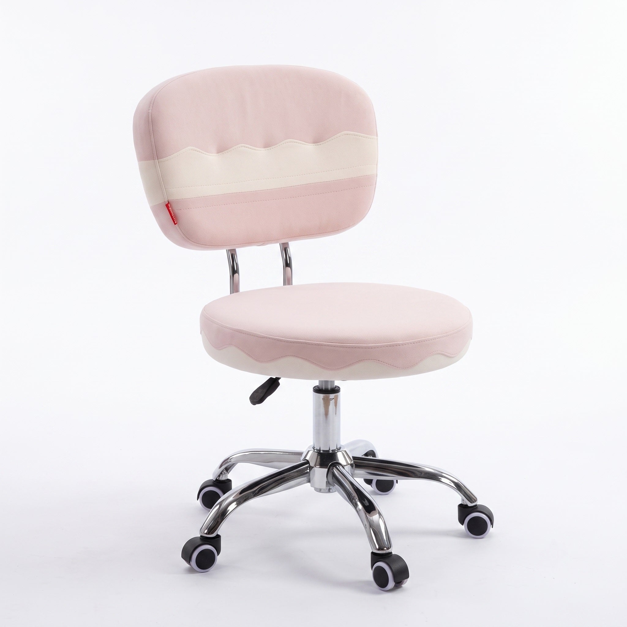 360 degree swivel vanity chair with ergonomic backrest