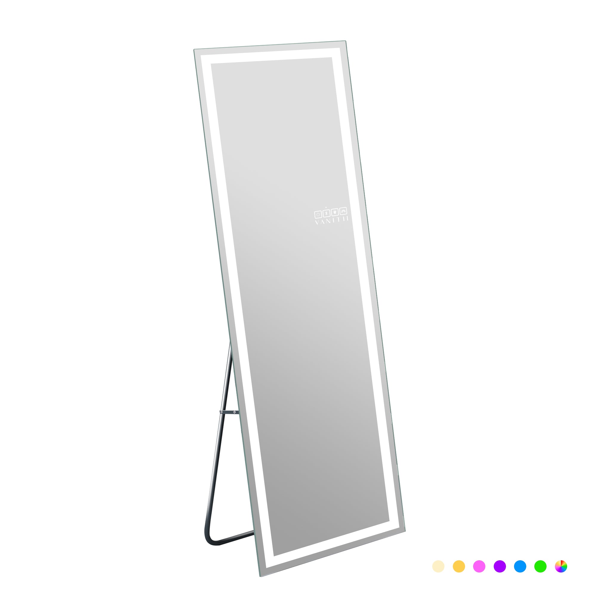 VANITII Vanity Full-Length Light Strip Mirror with RGB Light