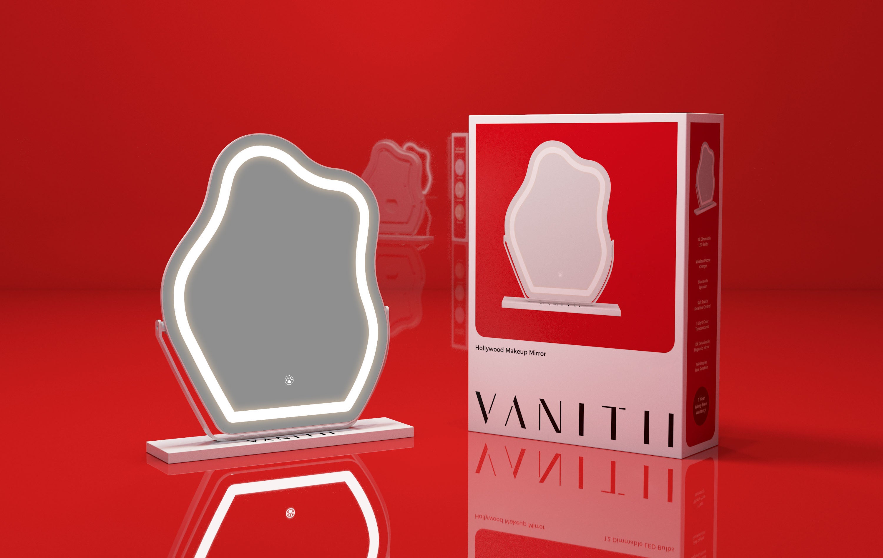 VANITII Hollywood Vanity Mirror Cloud LED Mirror