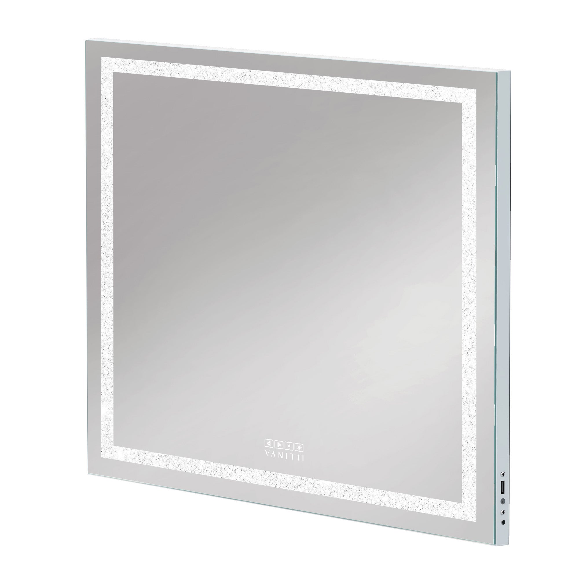 VANITII Luxury Crystal Vanity Music Mirror