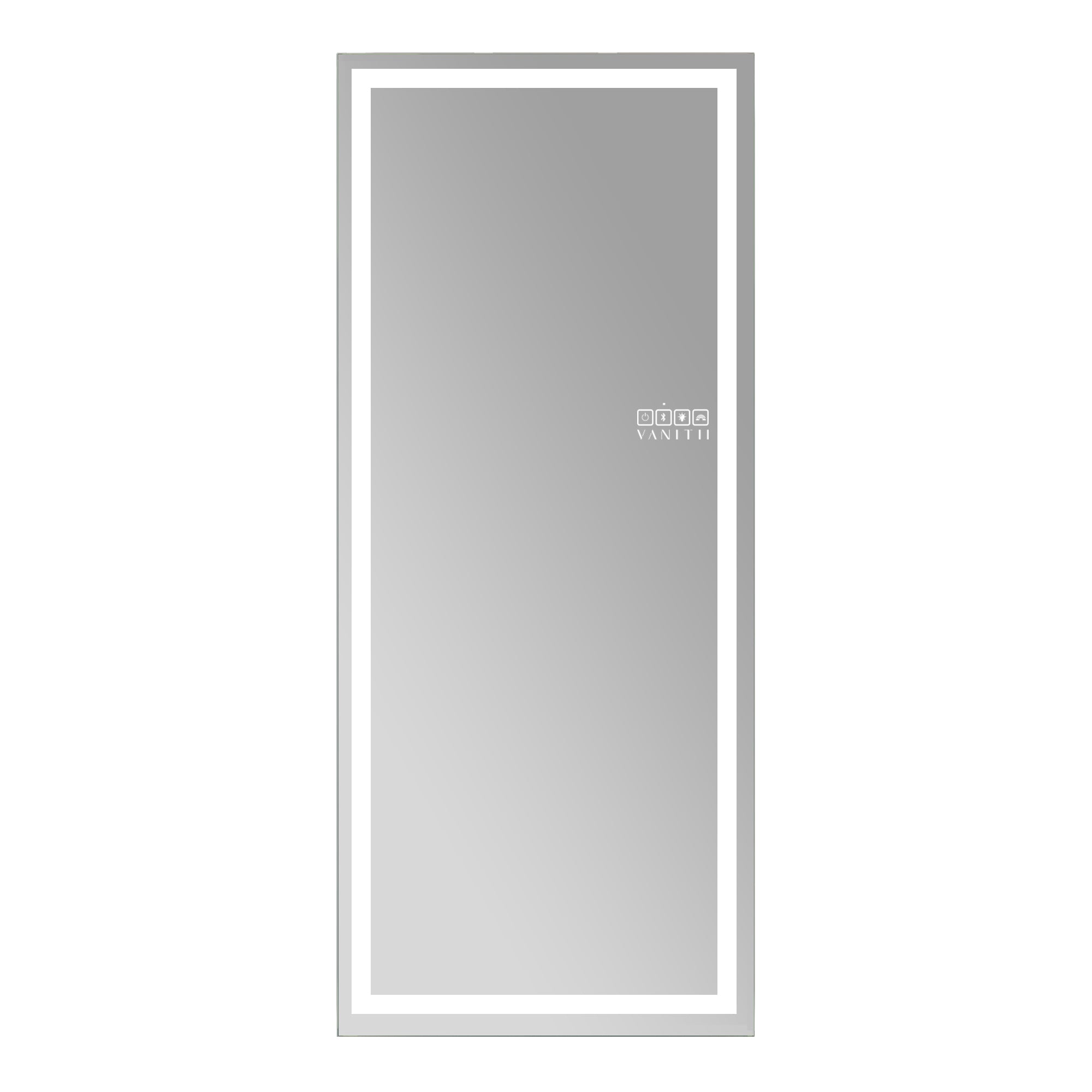 VANITII Vanity Full-Length Light Strip Mirror with RGB Light