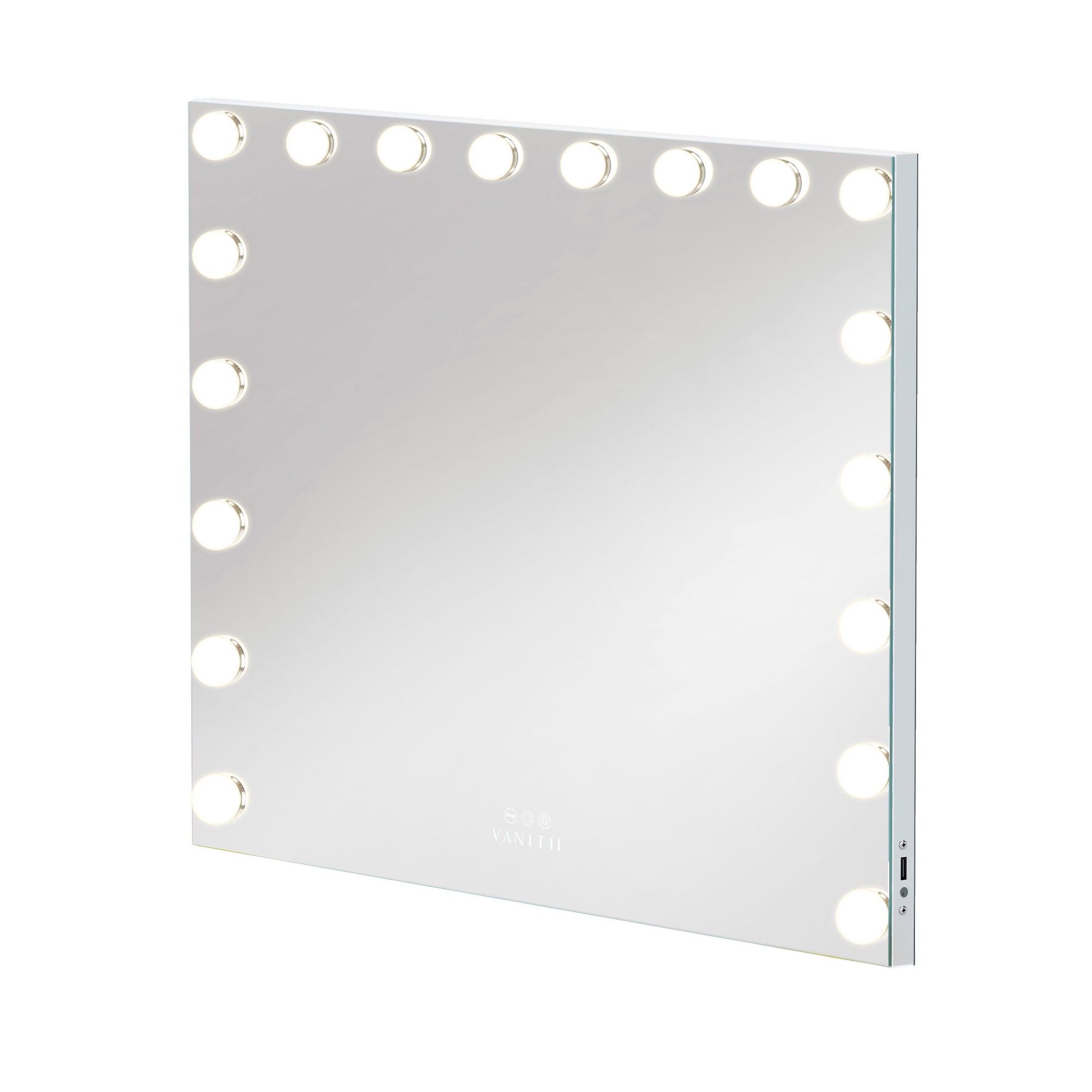 Mary Hollywood Vanity Mirror Pro XXXL - 18 Dimmable LED Bulbs_VANITII