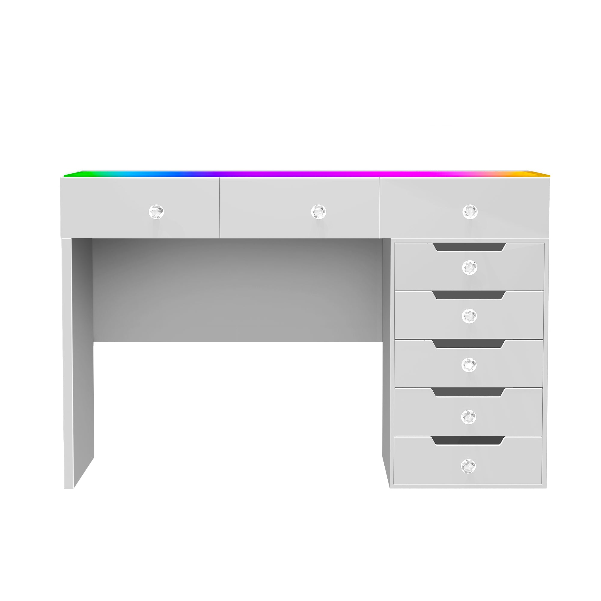 VANITII Diana Dressing Table with 8 Drawers